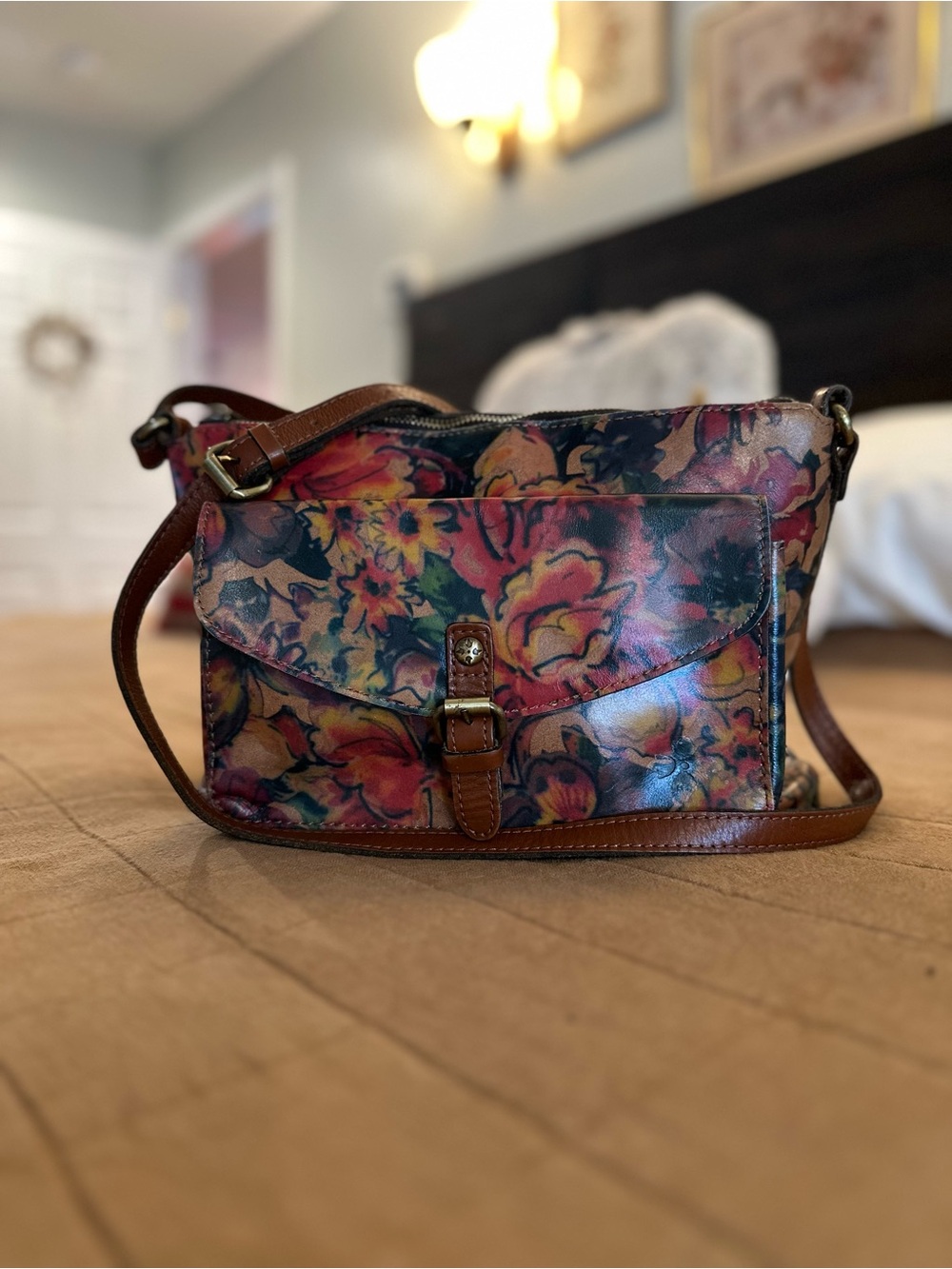 Patricia Nash Kirby East/West Leather Crossbody - Picture 2 of 7